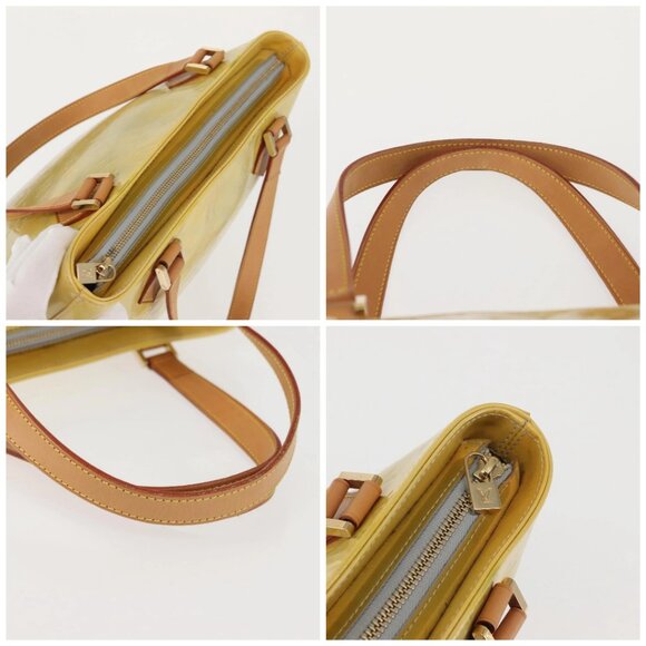 LOUIS VUITTON Monogram Vernis Houston Hand Bag Gris M91053 LV Auth 142613 - Picture 16 of 16